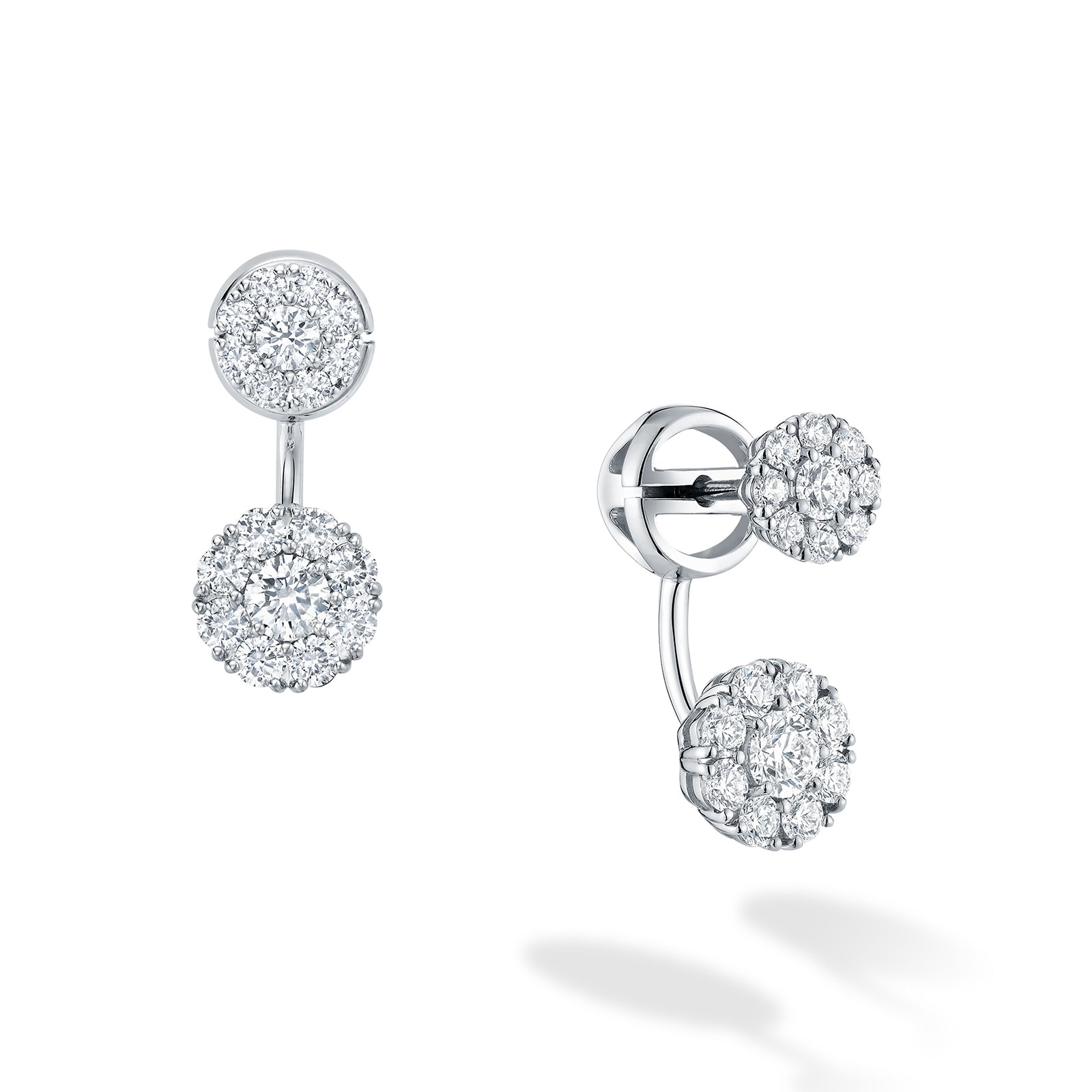 Diamond stud earring on sale enhancers