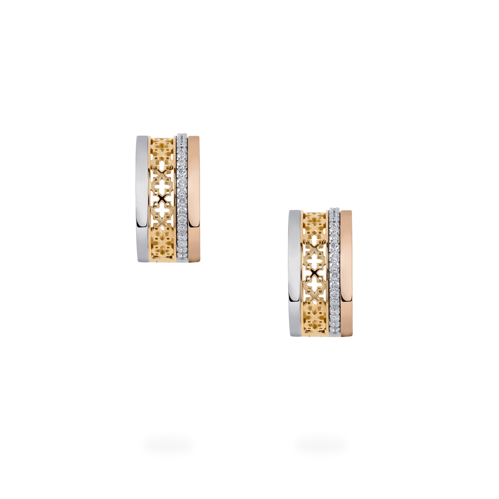 Dare to Dream 0.19ct Diamond Stacked Earrings