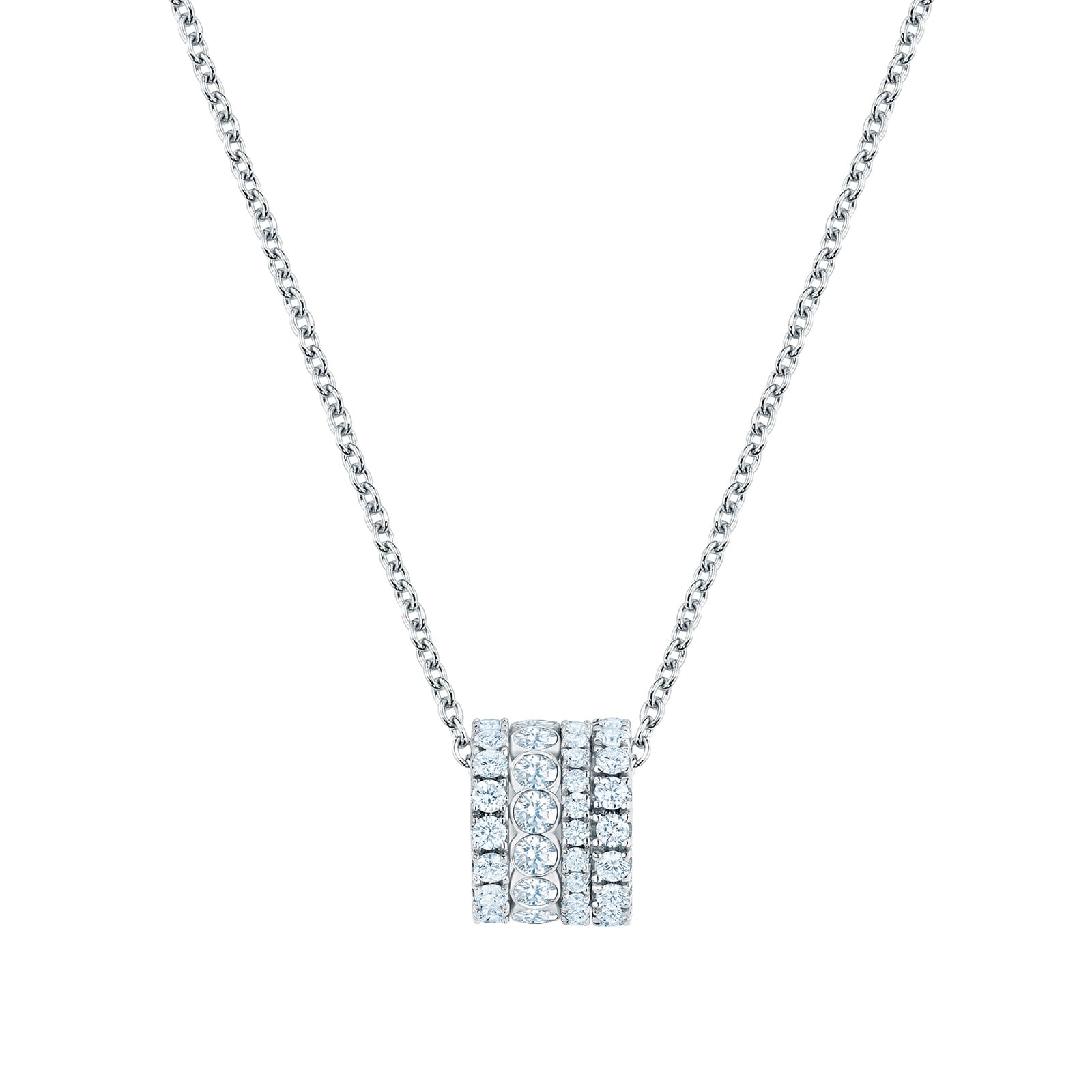 Bijoux Birks Splash Diamond Roll Pendant