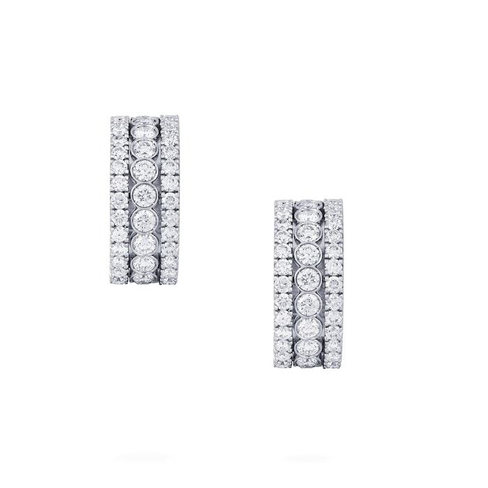 Birks Splash 1.17ct Diamond Hoop Earrings