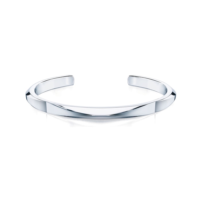 Bijoux Birks Rock & Pearl Silver Cuff Bracelet