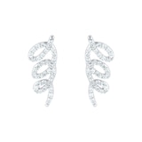 Birks Plaisirs de Diamond Swirl Earrings