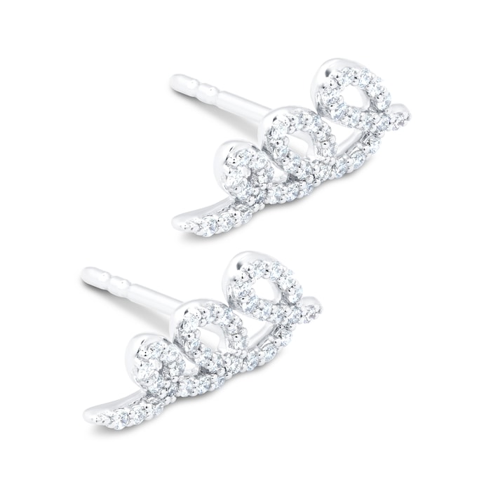 Birks Plaisirs de Diamond Swirl Earrings