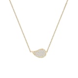 Bijoux Birks 18k Yellow Gold 0.15cttw Diamond Petale Necklace 18"