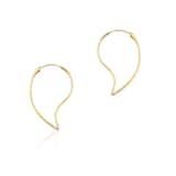 Birks Petale Yellow Gold Hoop Earrings