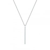 Birks Rosee Du Matin Vertical Diamond Bar Necklace