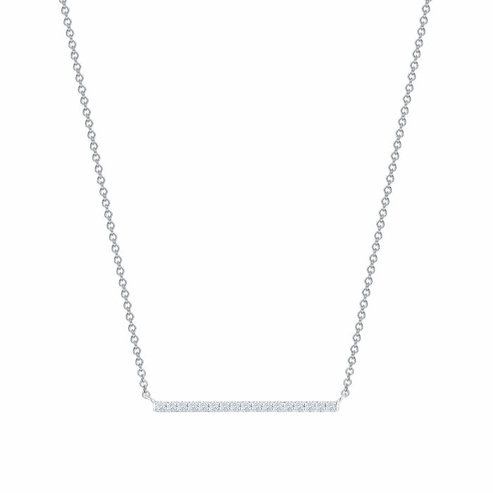 Birks Rosee Du Matin Horizontal Diamond Bar Necklace