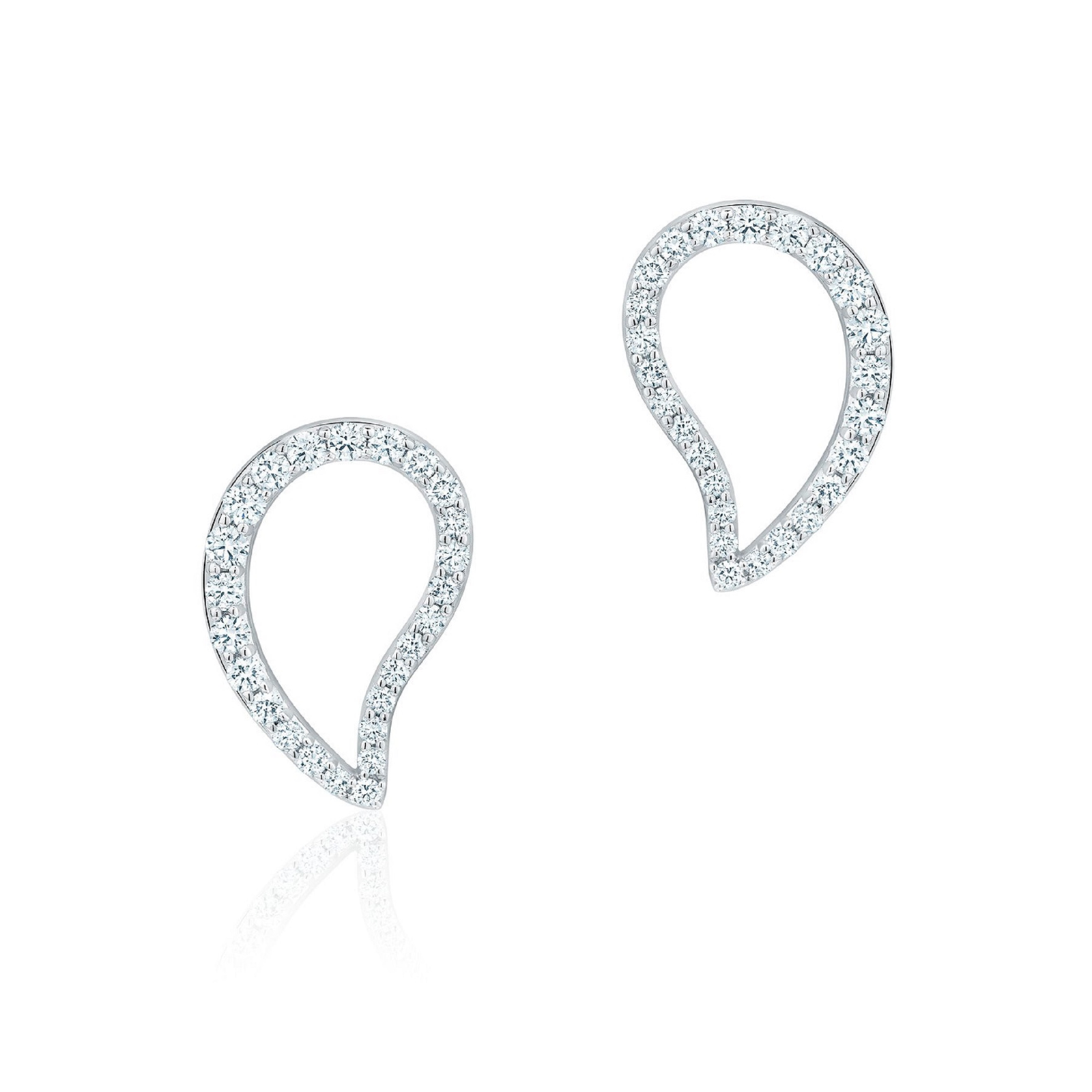 Birks Petale Large Diamond Stud Earrings