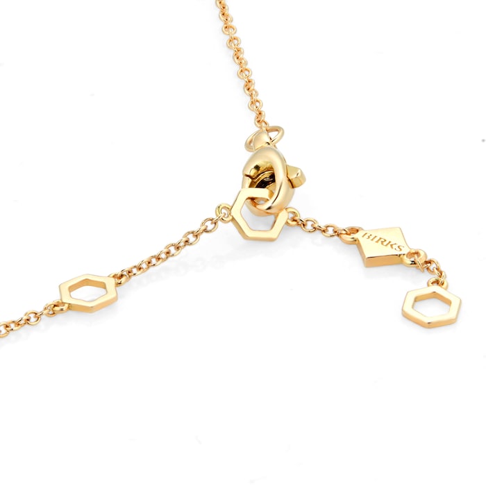 Bijoux Birks Bee Chic 18ct Yellow Gold Hexagons Bracelet