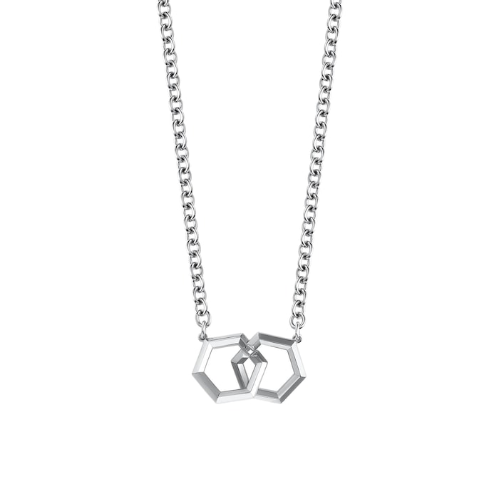 Birks Bee Chic Silver Interlocking Pendant