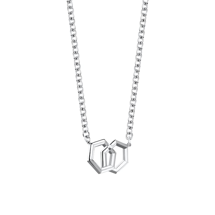 Birks Bee Chic Silver Interlocking Pendant