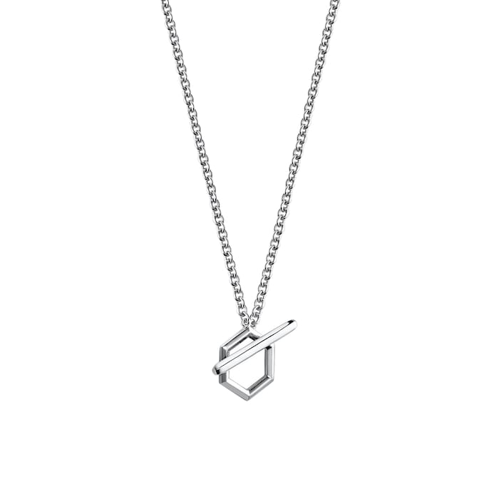 Birks Bee Chic Silver Toggle Necklace