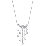 Bijoux Birks 18k White Gold Splash 0.83cttw Diamond Large Drop Necklace