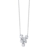 Bijoux Birks 18k White Gold Splash 0.39cttw Diamond Small Drop Necklace