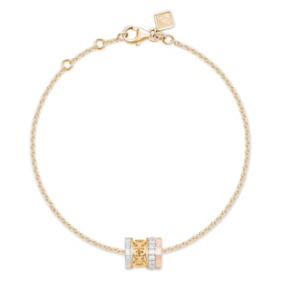 Bijoux Birks Dare to Dream 18ct Tri-Gold 0.19cttw Diamond Bracelet