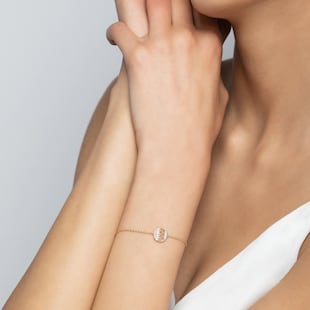 Bijoux Birks Dare to Dream 18ct Tri-Gold 0.07cttw Diamond Circle Bracelet