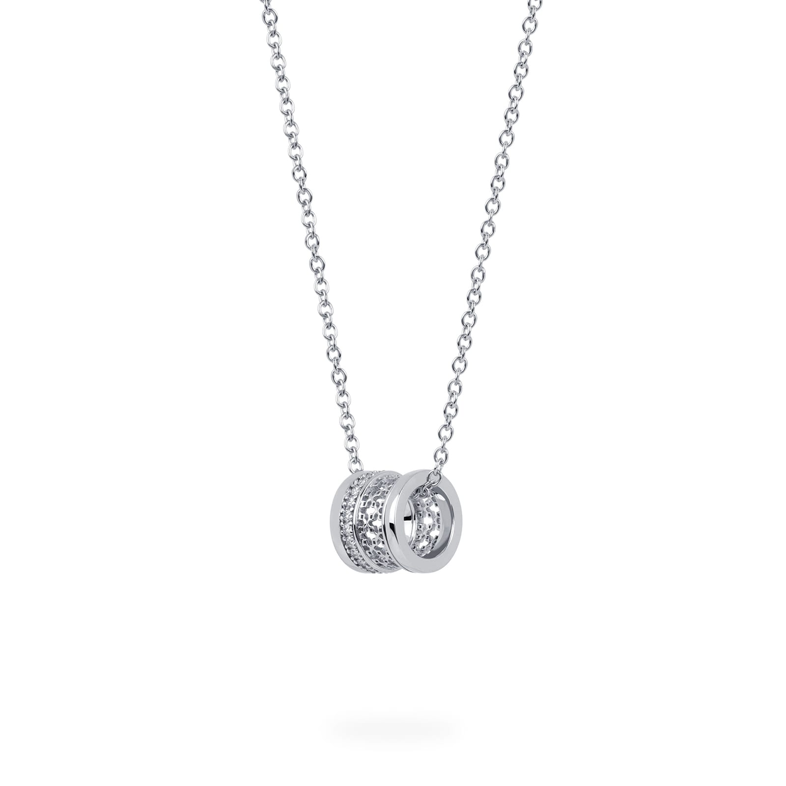 Bijoux Birks 18ct White Gold 0.25ct Diamond Dare to Dream Pendant