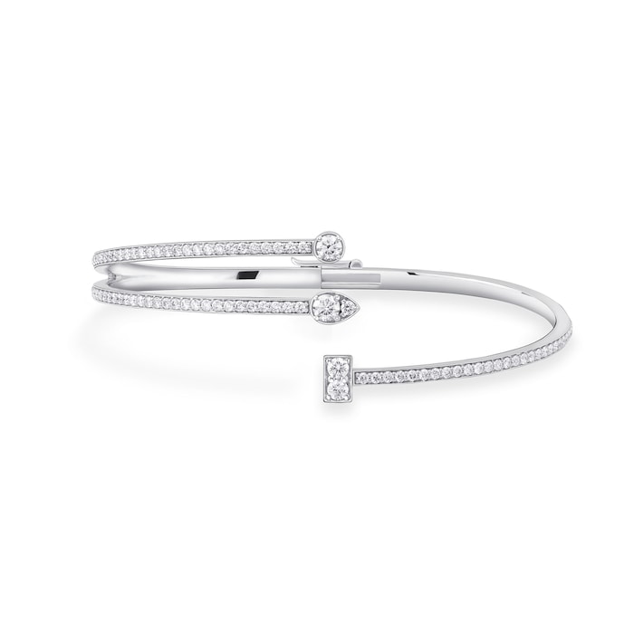 Bijoux Birks 18k White Gold 1.22cttw Diamond Splash Bracelet