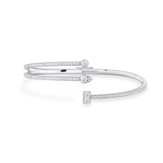 Bijoux Birks 18k White Gold 1.22cttw Diamond Splash Bracelet Bijoux Birks 18k White Gold 1.22cttw Diamond Splash Bracelet