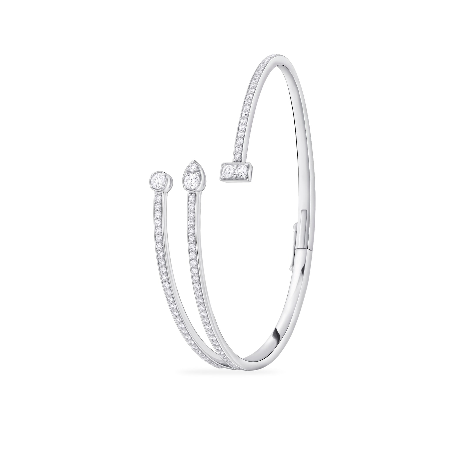 Bijoux Birks 18k White Gold 1.22cttw Diamond Splash Bracelet