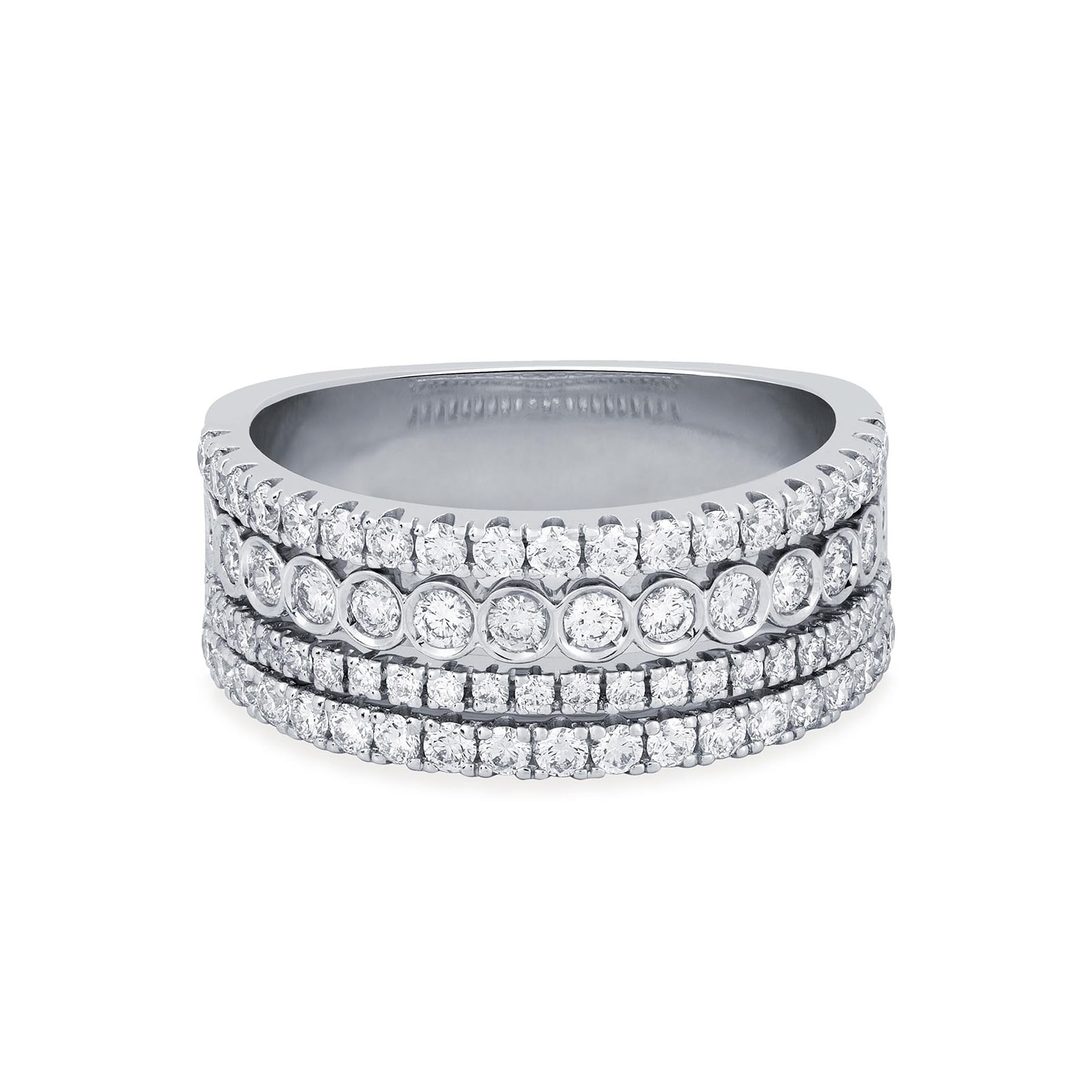 Bijoux Birks 18k White Gold 1.03cttw Diamond Dare to Dream Ring Size 6.5 Bijoux Birks 18k White Gold 1.03cttw Diamond Dare to Dream Ring Size 6.5