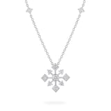 Bijoux Birks 18ct White Gold 0.58ct Diamond Snowflake Pendant