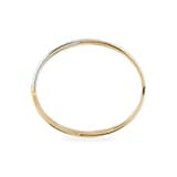 Bijoux Birks 18k Yellow and White Gold 1.11cttw Diamond Rosee du Matin Bangle