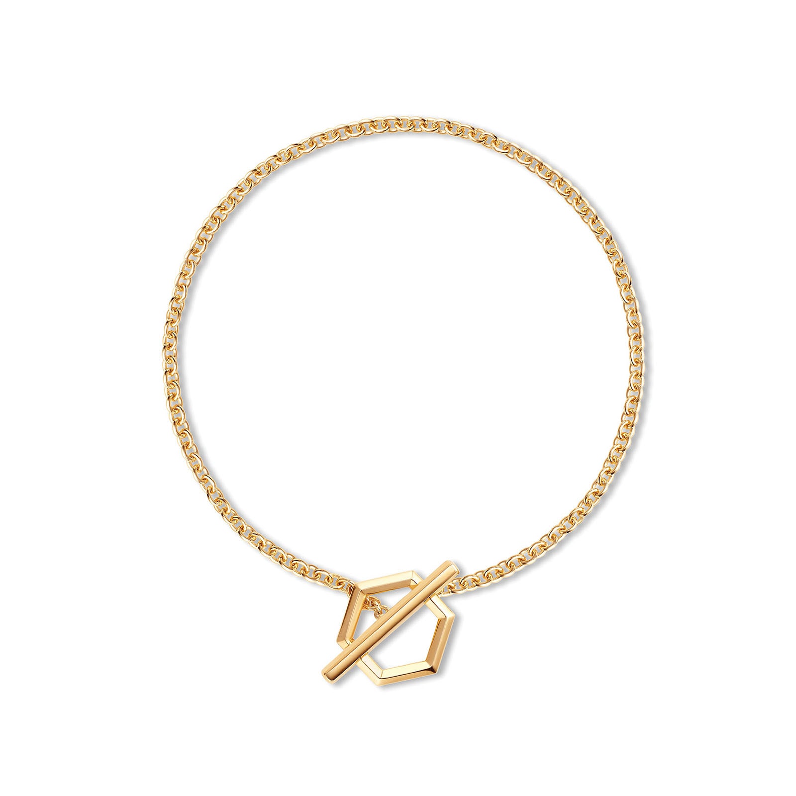 Bijoux Birks 18k Yellow Gold Bee Chic Toggle Bracelet 7.25"