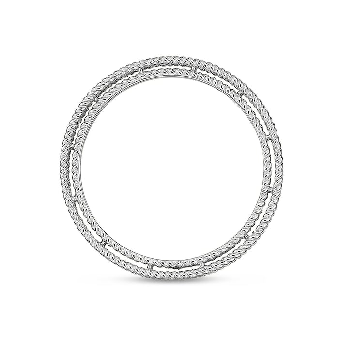 Roberto Coin Symphony 18ct White Gold 0.57cttw Diamond Bangle