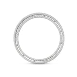 Roberto Coin Symphony 18ct White Gold 0.61 Total Carat Weight Diamond Bangle