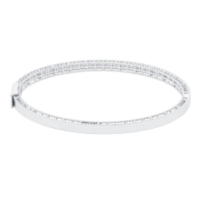 Roberto Coin Symphony 18ct White Gold 0.57cttw Diamond Bangle