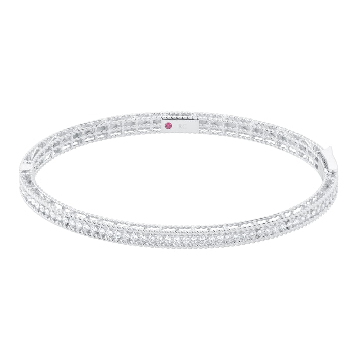 Roberto Coin Symphony 18ct White Gold 0.57cttw Diamond Bangle