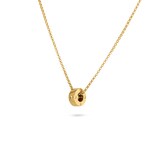 Roberto Coin Symphony 18ct Yellow Gold Bead Pendant With Round Design