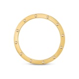 Roberto Coin Symphony 18ct Gold Ring With Round Design -Ring Size N
