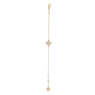 Roberto Coin Princess Flower 18ct Yellow Gold 0.18ct Diamond Bracelets