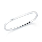 Roberto Coin 18K White Gold Designer Gold Square Bangle
