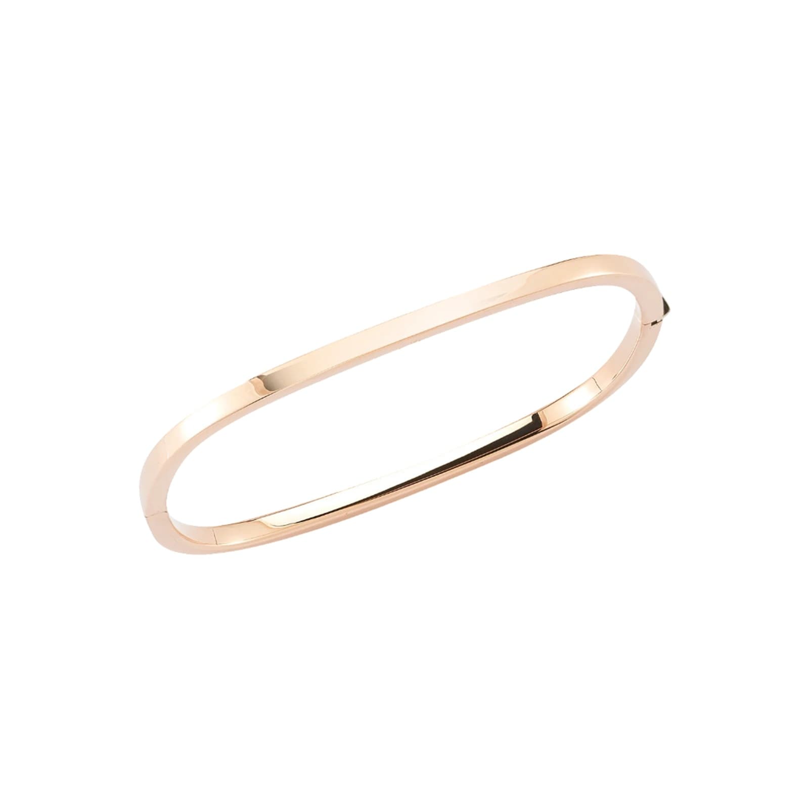 Roberto Coin 18K Rose Gold Designer Gold Square Bangle