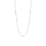 Roberto Coin 18K Yellow Gold Diamonds By The Inch Seven Station Dog Bone Necklace