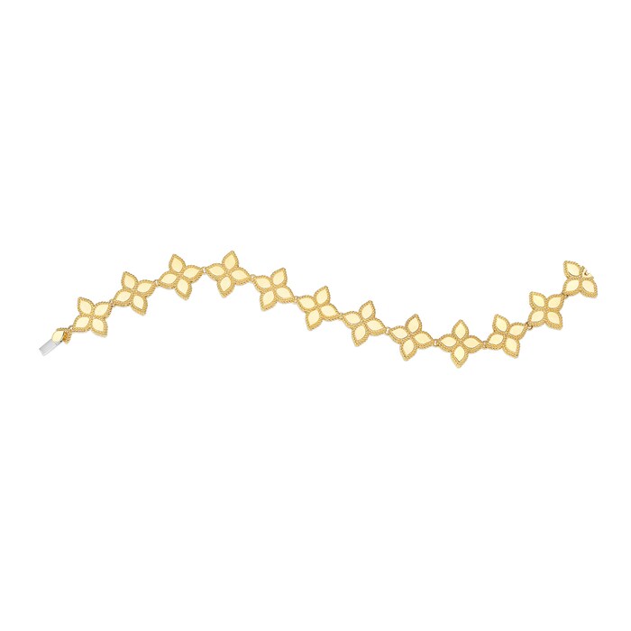 Roberto Coin 18k Yellow Gold Princess Flower Bracelet