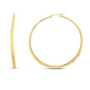 Roberto Coin 18k Yellow Gold 60mm Hoop Earrings