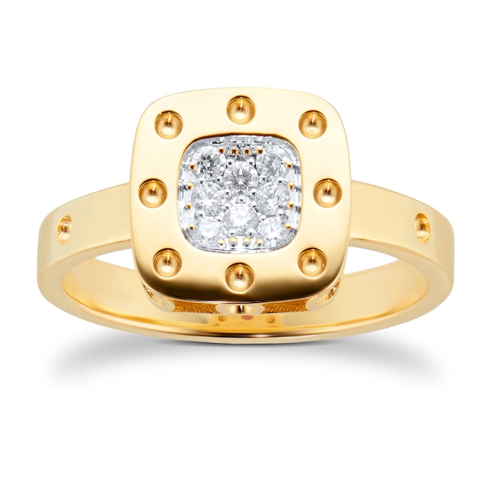 Roberto Coin Pois Moi 18ct Gold 0.12ct Ring