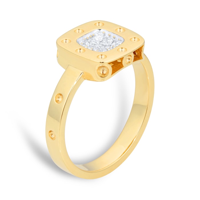 Roberto Coin Pois Moi 18ct Gold 0.12ct Ring