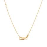 Roberto Coin 18K Yellow Gold 0.05cttw Diamond Love Letter S Necklace