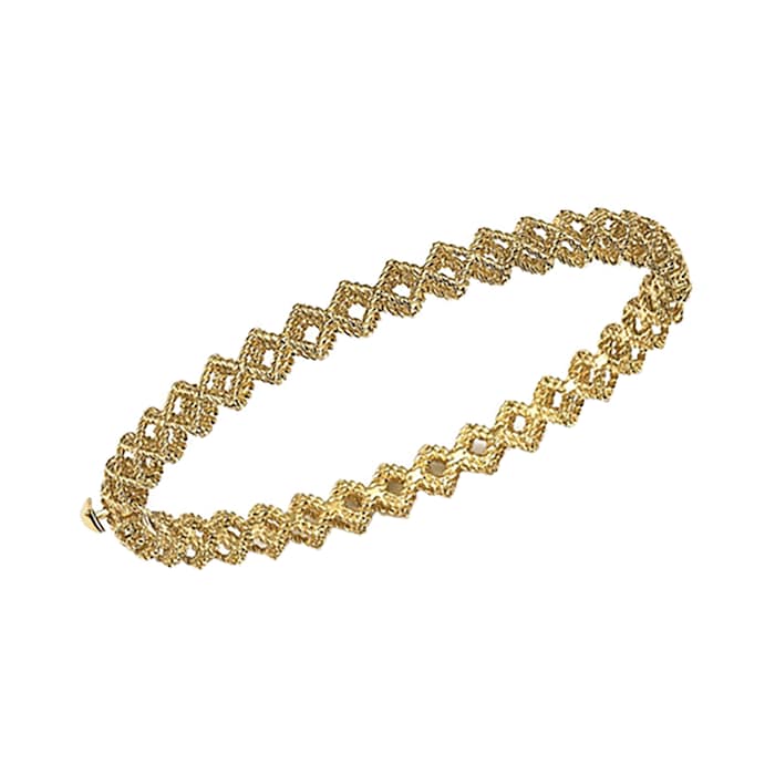 Roberto Coin 18k Yellow Gold Roman Barocco Single Bangle