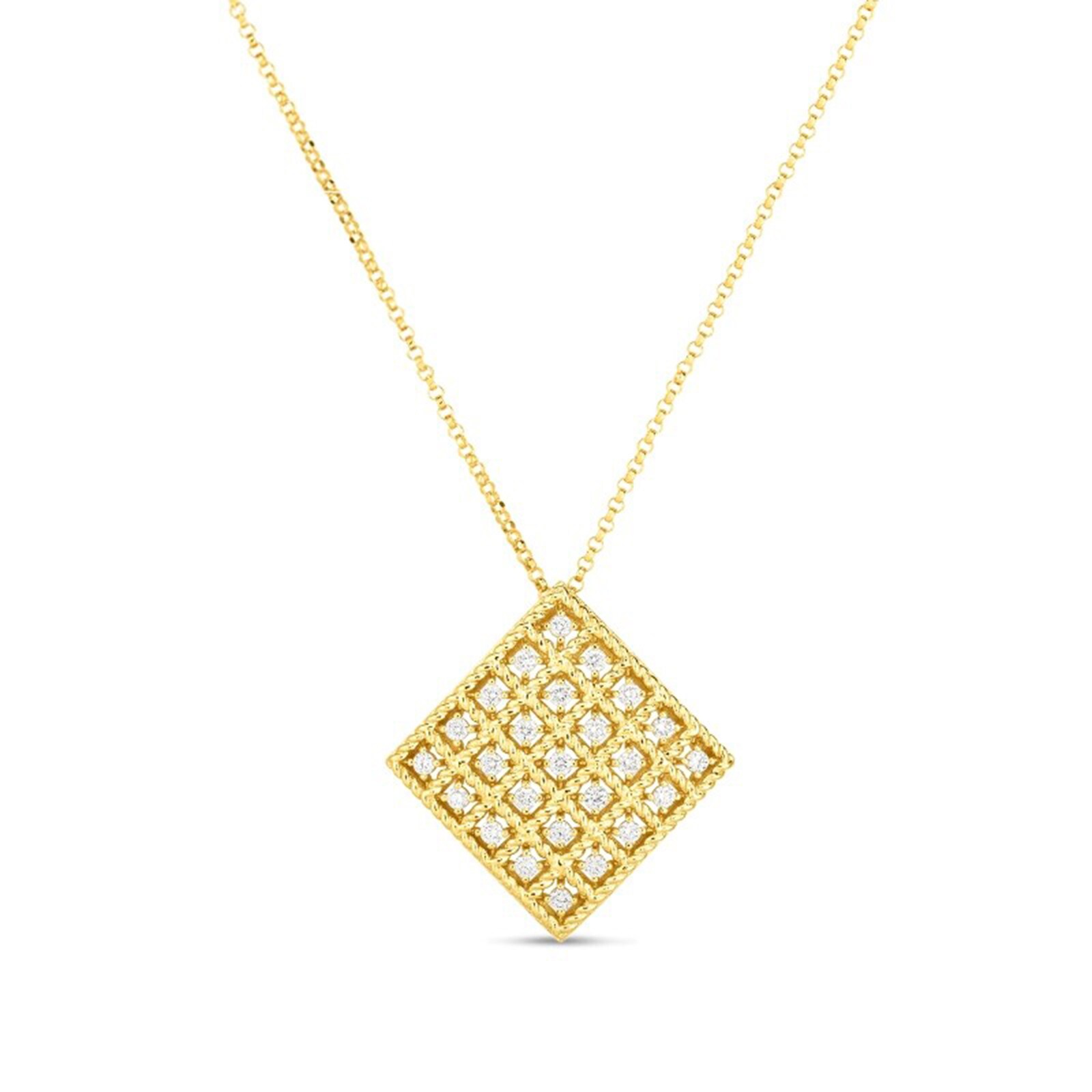 Roberto Coin Roberto Coin Byzantine Barocco Diamond Necklace