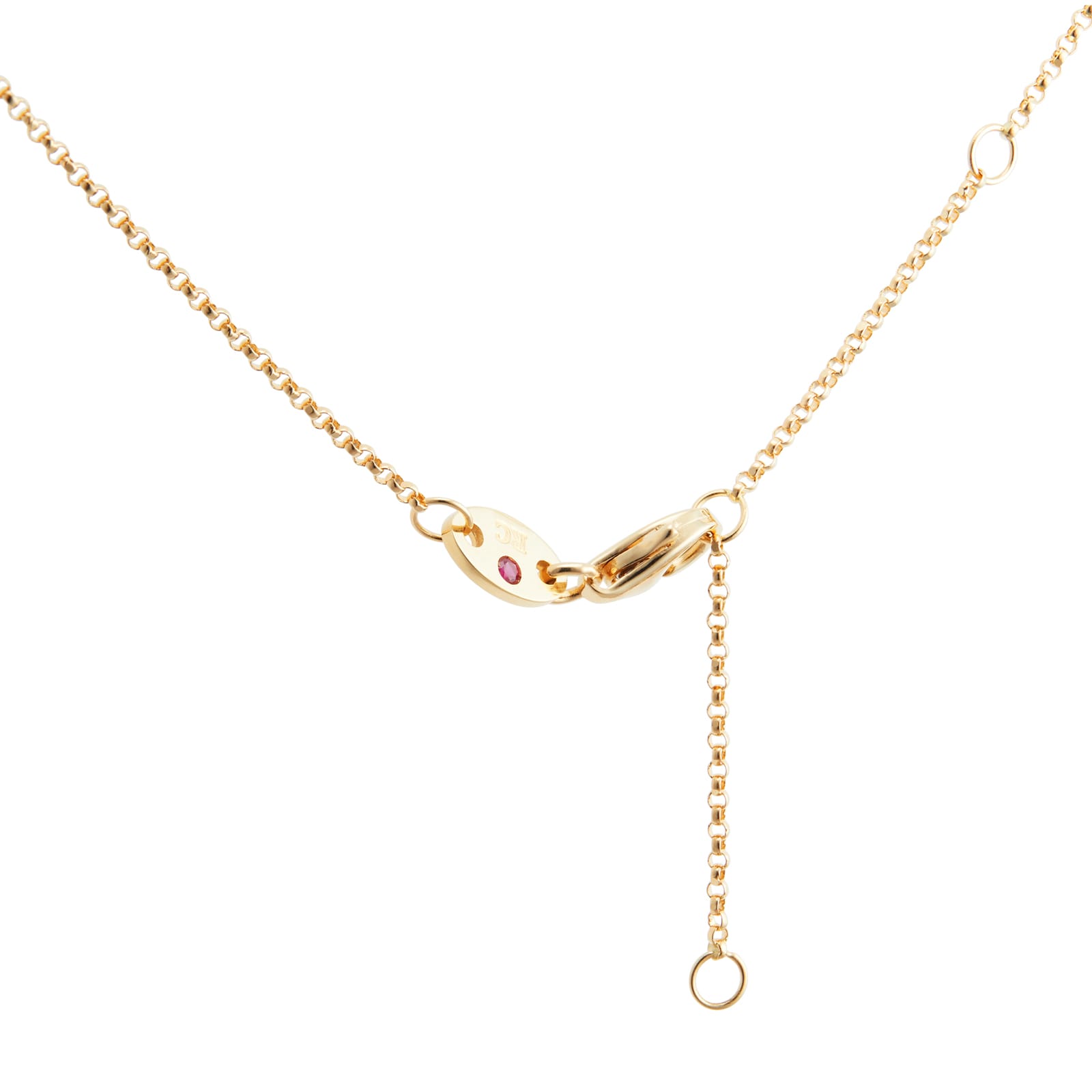 Roberto Coin Princess Flower 18ct Bi-Colour Gold 0.04ct Diamond Pendant Necklace Roberto Coin Princess Flower 18ct Bi-Colour Gold 0.04ct Diamond Pendant Necklace
