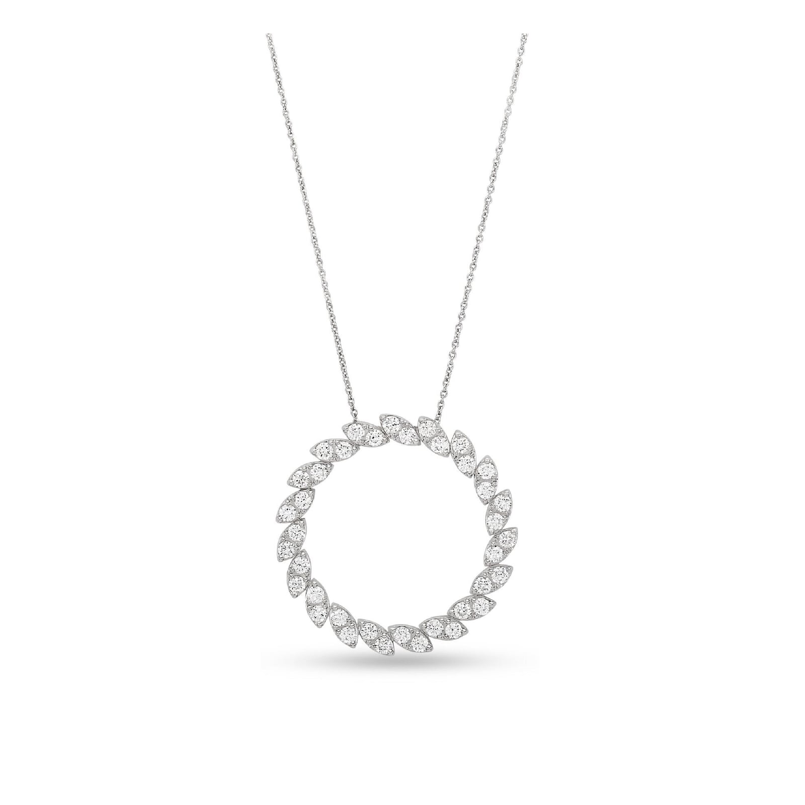 Roberto Coin The Marquesa Collection 18k White Gold 1.58cttw Diamond ...