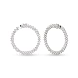Roberto Coin The Marquesa Collection 18k White Gold 4.24cttw Diamond Earrings