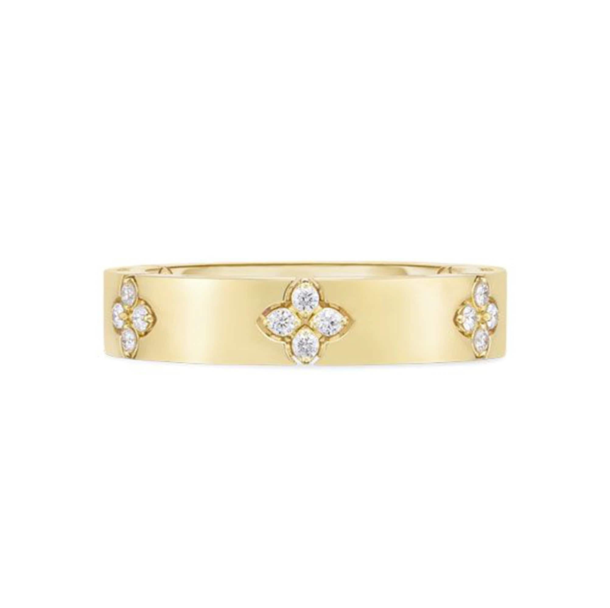 Roberto Coin Love In Verona 18ct Yellow Gold 0.19ct Diamond Ring Roberto Coin Love In Verona 18ct Yellow Gold 0.19ct Diamond Ring