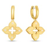 Roberto Coin 18k Yellow Gold 0.12cttw Diamond Petite Venetian Princess Drop Earrings